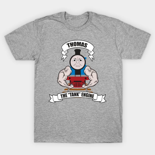 Thomas the "TANK" Engine T-Shirt by sketchfiles